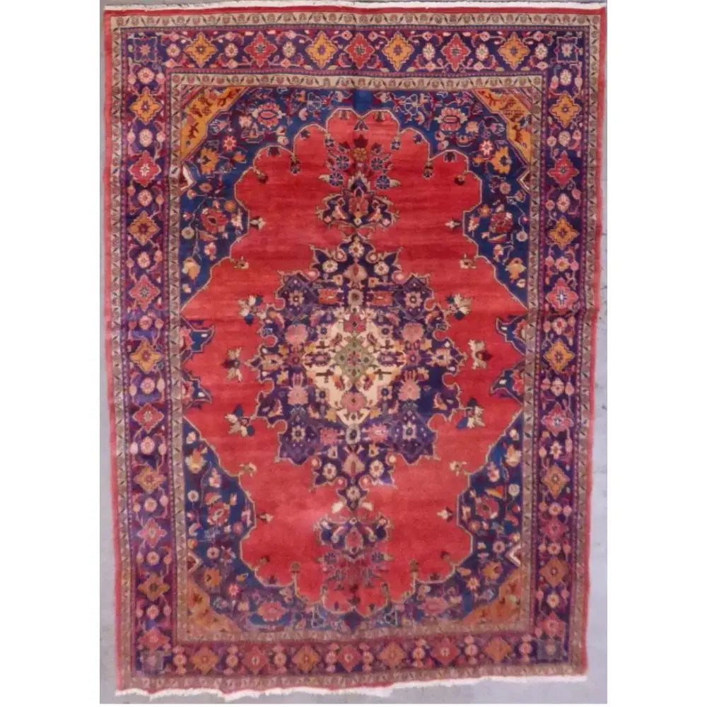 One Of The Kind Persian Tabriz Rug 10'5" x 8'3" zandirugs